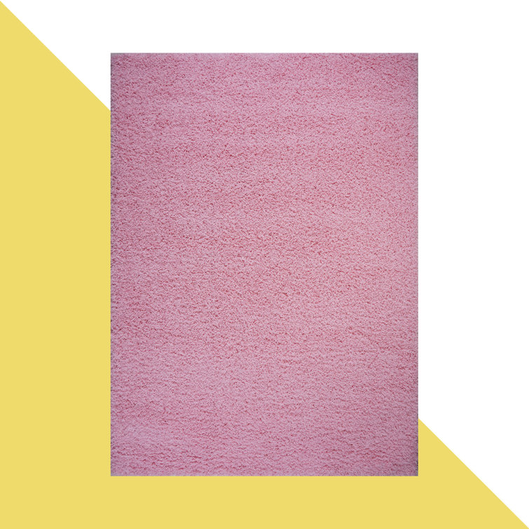 Hashtag Home Huw Shaggy Baby Pink Rug & Reviews Wayfair.co.uk